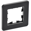 BRITE Рамка 1-местная РУ-1-1-Бр металл черный RE IEK