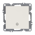 Arvia Electric, L/K Механизм, Выключатель одноклавишный проходной, (белый)