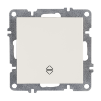 Arvia Electric, L/K Механизм, Выключатель одноклавишный проходной, (белый)