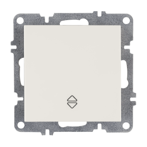 Arvia Electric, L/K Механизм, Выключатель одноклавишный проходной, (белый)