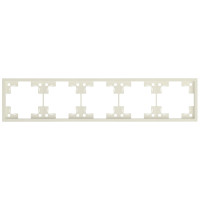 Пятиместная рамка, кремовый сатин (35850 MC)