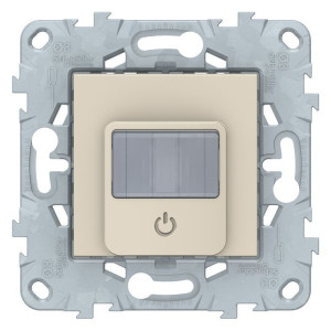 Датчик движения с выключателем Schneider Electric UNICA NEW, 2200 Вт, бежевый, NU552544
