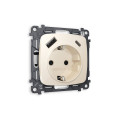 MO310010 Комплект механизма электрической розетки OMEGA Бежевый глянец 2USB AC 20W быстрая зарядка сз QUANT OP3100, VM160 AMBRELLA VOLT