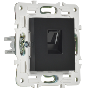 SKANDY Розетка компьютерная RJ45 кат.5E SK-K01Bl черный IEK