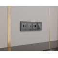 MA665810 Комплект вывода кабеля с фиксатором ALFA Антрацит серый QUANT (AP6658, VM238) AMBRELLA VOLT
