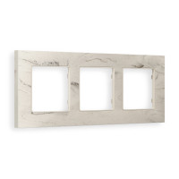 AF930603 Рамка ALFA Grand Серо-бежевый мрамор 3-ая AMBRELLA VOLT