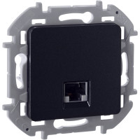 INSPIRIA Розетка компьютерная RJ45 категория 5Е UTP антрацит