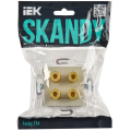 SKANDY Аудиорозетка 4-местная SK-A01B бежевый IEK
