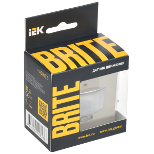 BRITE Датчик движения ДС10-1-БрШ шампань IEK