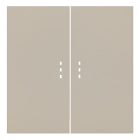 Клавиши для двухклавишного перекрестного выключателя с подсветкой, латте (35615 LT)