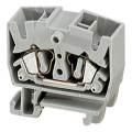 МИНИ КЛЕММНИК ПРУЖ,15MM DIN,ПРОХОД, 4ТЧК, 2,5ММ?,СИНИЙ