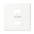 Simon 82 Detail Белый Накладка для зарядного устройства 2*USB