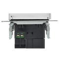 BRITE Розетка USB A+C 18Вт РЮ11-1-БрГН металл хром/никель IEK