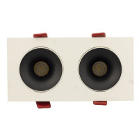 Светильник встраиваемый AM480-2 BK+WH цвет - черный (BK)