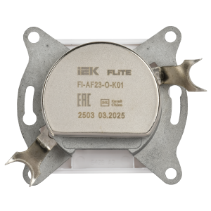 FLITE Розетка 2-местная TV+SAT экранированная оконечная РТВс-2-1-1-ФлБ белый IEK