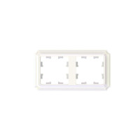 ATLASDESIGN ANTIQUE 2-постовая РАМКА, универсальная, ЖЕМЧУГ ATN100402