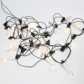 Гирлянда светодиодная Свечи 10м 50LED тепл. бел. 4Вт 220-240В IP20 провод ПВХ темн. зел. Neon-Night 303-085