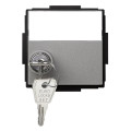 Крышка для розетки Simon SIMON 27 SCUDO, скрытый монтаж, с крышкой, серый, 2705091-063