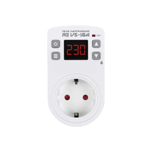 Реле напряжения розеточное RE VS-16A 46-381 RostokElectro