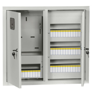 Корпус ЩУРв-3/48 TITAN 550х610х165мм IP31 метал. IEK MKM35-V-48-31-ZO