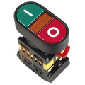 Кнопка APВВ-22N "I-O" d22мм 1НО+1НЗ 240В неон GENERICA BBD10-APBB-K51