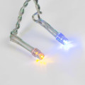 Гирлянда светодиодная Светодиодный Дождь 1.5х1м 96LED мультиколор 8Вт 230В IP20 с контроллером провод прозр. Neon-Night 235-029