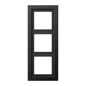 Рамка 3 поста Jung LS METAL, алюминий темный, ALD2983D