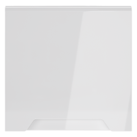 Накладка для розетки с заземлением, защитными шторками и крышкой, S70 белый глянцевый