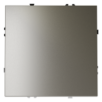 Выключатель с самовозвратом встраиваемый VOLTUM S70 одноклавишный 10А, (шелк)