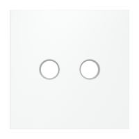 Накладка для розетки телевизионной оконечной TV+SAT, S70 (белый матовый)