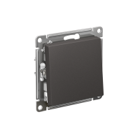 ATLASDESIGN 1-клавишный ВЫКЛЮЧАТЕЛЬ КНОПОЧНЫЙ, сх.1, 10А, механизм, БАЗАЛЬТ ATN001415