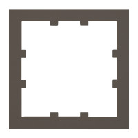 Адаптер 55х55 мм, капучино (32881 CP)