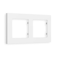 AF220122 Рамка ALFA Techno Белый матовый 2-ая AMBRELLA VOLT