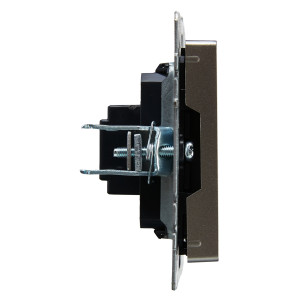 BRITE Розетка HDMI РHDMI-0-БрС сталь IEK