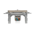 FLITE Розетка компьютерная RJ45 категория 6 UTP РК6-1-0-ФлЛ льняной IEK