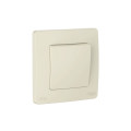 BLANCA С/У IP44 1-клавишный ПЕРЕКЛЮЧАТЕЛЬ (сх.6), 10AX, 250В, МОЛОЧНЫЙ BLNVS410602