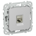 FLITE Розетка компьютерная RJ45 категория 5Е STP РК5е-1-1-ФлА алюминий IEK