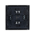 FORTE&PIANO Выключатель 1-клавишный проходной 10А FP503 сталь IEK