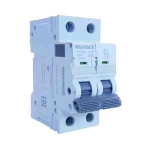Выключатель автоматический VOLTHAUS VYM9 2Р 40А (С) 6кА