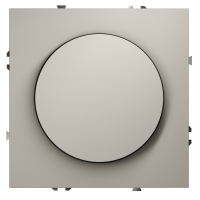 Светорегулятор встраиваемый VOLTUM S70 поворотно-нажимной 600 Вт, (кашемир)