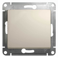 GLOSSA 1-клавишный ВЫКЛЮЧАТЕЛЬ, сх.1, 10AX, механизм, МОЛОЧНЫЙ GSL000911