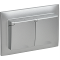 SKANDY Розетка 2-местная и крышкой 16А в сборе IP44 SK-R12S серебряный IEK
