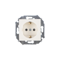 Розетка 1-м СП Simon 15 16А IP20 250В с заземл. винтов. клеммы механизм сл. кость Simon 1591432-031