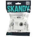 SKANDY Розетка двойная TV+RJ45 кат.5E SK-A14W арктический белый IEK