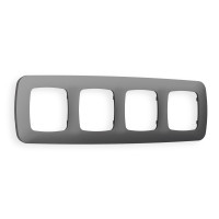 OF140654 Рамка OMEGA Ecta Антрацит серый 4-ая AMBRELLA VOLT