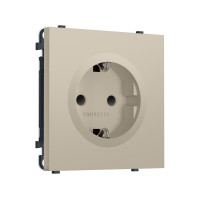 MS347010 Комплект механизма электрической розетки SIGMA Кашемир 50Hz 2P+E с/з с/ш 16A-250V QUANT PRO (SP3470, PR141)