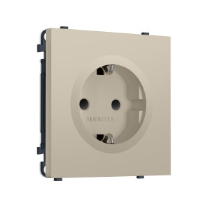 MS347010 Комплект механизма электрической розетки SIGMA Кашемир 50Hz 2P+E с/з с/ш 16A-250V QUANT PRO (SP3470, PR141)