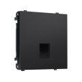 MS812030 Комплект механизма телефонной розетки SIGMA Черный матовый RJ-11 (4P4C) с/ш QUANT PRO (SP8120, PR190)