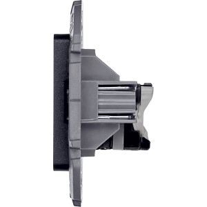INSPIRIA Розетка компьютерная RJ45 категория 5Е UTP антрацит