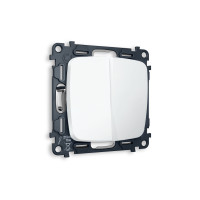 MO123010 Комплект механизма 2-кл выключателя OMEGA Белый матовый QUANT OP1230, VM115 AMBRELLA VOLT